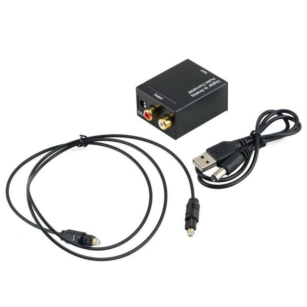 Digital Audio, Coaxial Or Optical Toslink To Analogue Stereo RCA Audio Converter