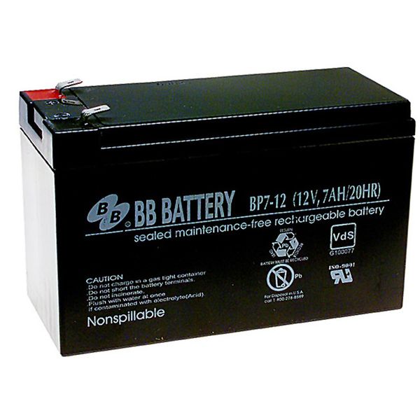 12V 7AH Rechargeable Battery - Maintenance Free