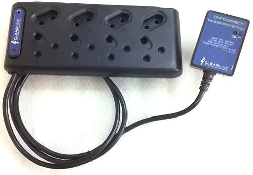 Clearline Loadshedding Tripconnect 4/4 Lightning &amp; Surge Protector