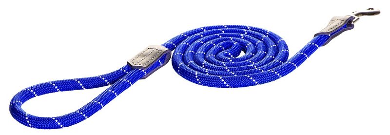 Rogz - Utility Rope 1.2cm Large 1.8m Long Dog Leash - Reflective