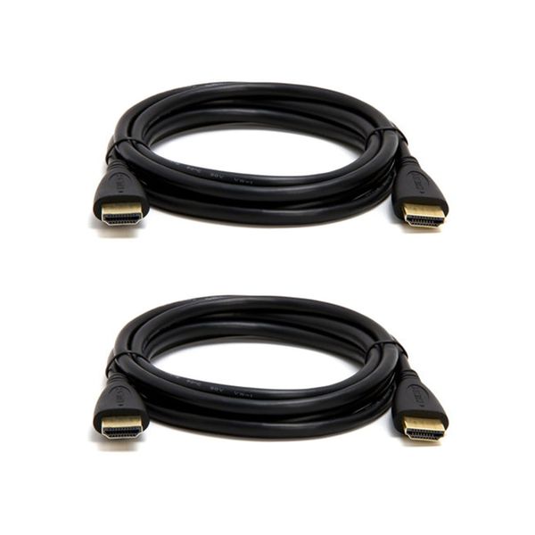 CableKiosk 1.5m HDMI Cable with Ethernet (2 Pack)