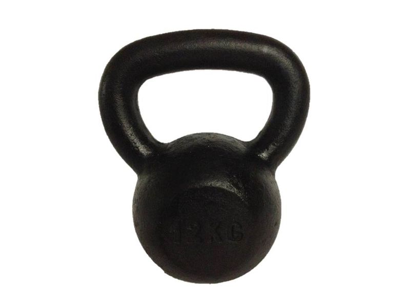 Justsports Cast Iron Kettlebell Black 14kg