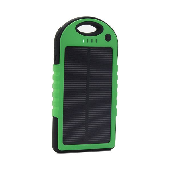 Rugged Solar Powered Charger - Green