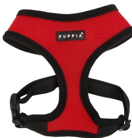 Puppia Soft Harness A Red image