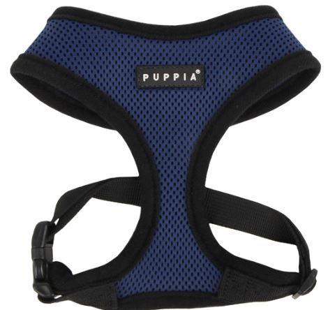 Puppia Soft Harness A Royal Blue