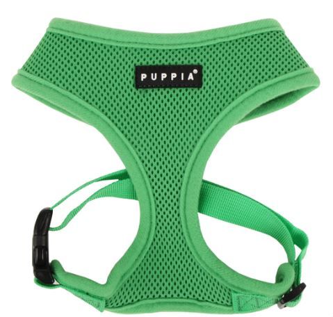 Puppia Soft Harness A Green image