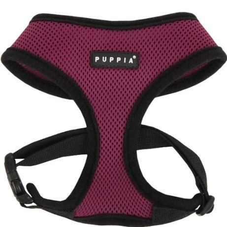 Puppia Soft Harness A Red