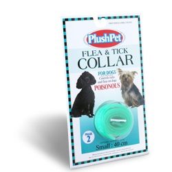 PlushPet Dog Flea and Tick Collar Small 44cm - (Pack of 2)