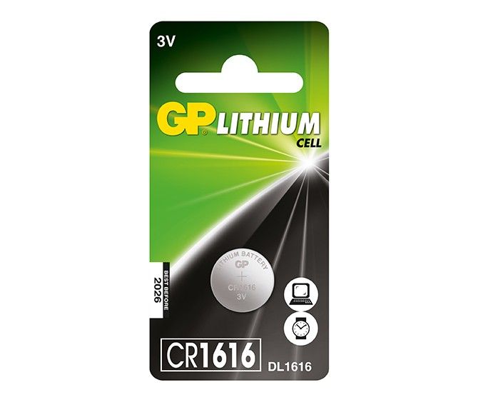GP Batteries 3V CR1216 Lithium Coin BatteryGP Batteries 3V CR1216 Lithium Coin Battery Single Card