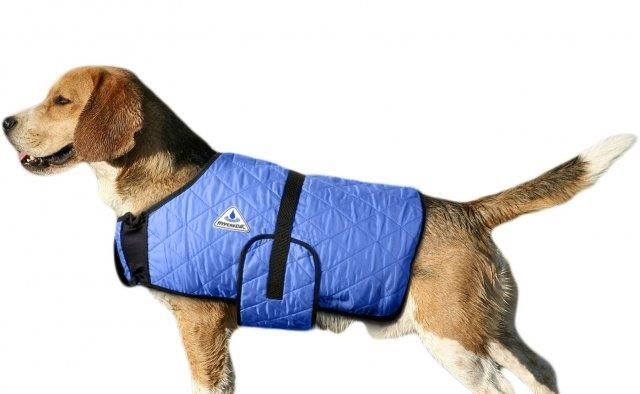 Techniche Hyperkewl Evaporative Cooling Dog Coat - Silver
