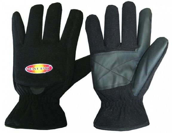 Techniche Thermafur Air Activated Heating Fleece Gloves - Black