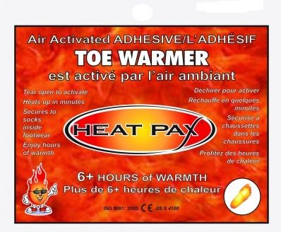 Techniche Heat Pax Air Activated Adhesive Toe Warmer - 240 Pair Bulk Case
