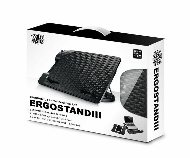 Coolermaster Notepal Ergo III; Universal Notebook Stand