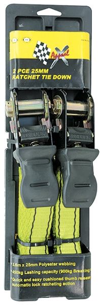 X-Appeal Ratchet Tie Down Set