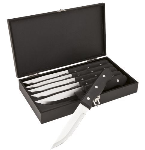 6 Piece Knife Set in Wooden Box