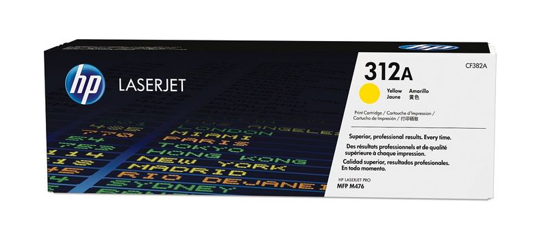 HP 312A YELLOW PRINT CARTRIDGE
