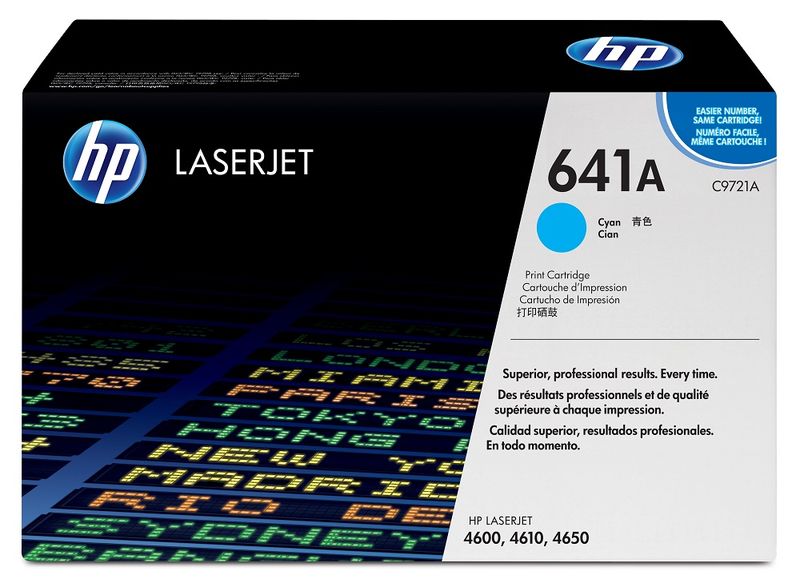HP 641A Cyan LaserJet Toner Cartridge