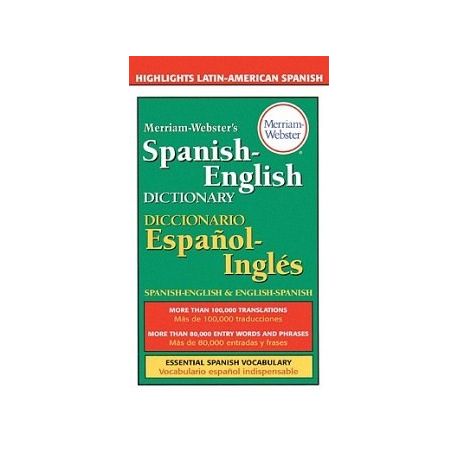 Merriam Webster S Spanish English Dictionary Buy Online In South Africa Takealot Com