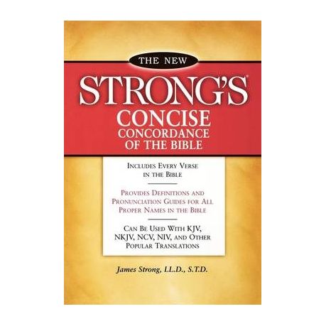 New Strong S Concise Concordance Of The Bible Buy Online In South Africa Takealot Com