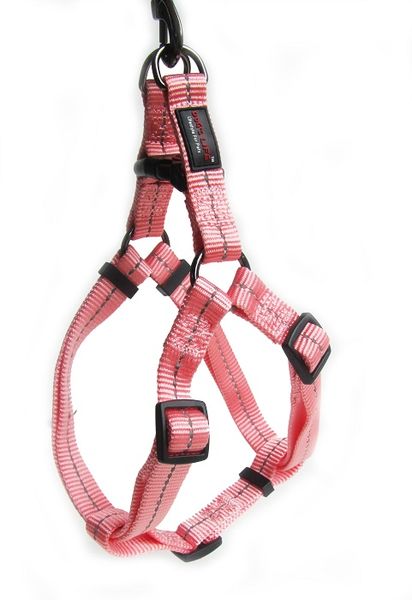 Dogs Life - Reflective Supersoft Webbing Harness - Pink - Medium