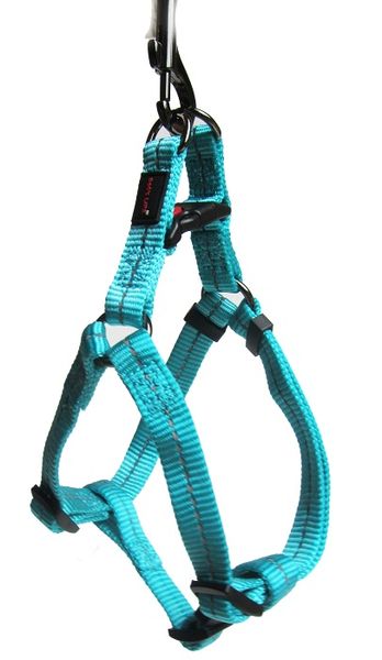 Dogs Life - Reflective Supersoft Webbing Harness - Turquoise