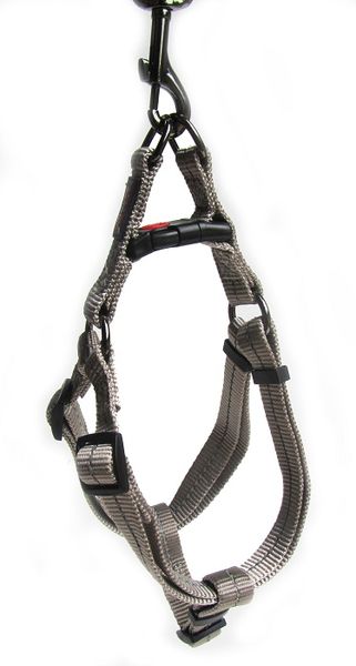 Dogs Life - Reflective Supersoft Webbing Harness - Grey
