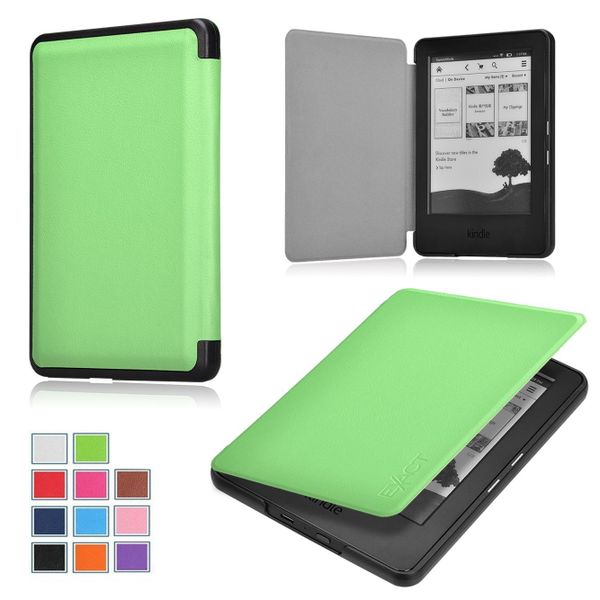 Green Magnetic Case / Cover for Amazon Kindle Touch 6" (2014 model)