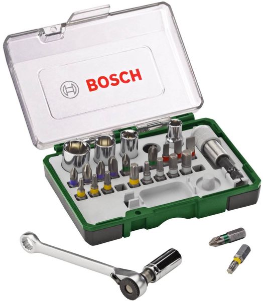 Bosch - Mini Ratchet Colour Coded Set - 27 Piece