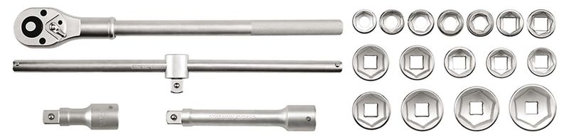 Yato - 3/4" Socket Set - 20 Piece