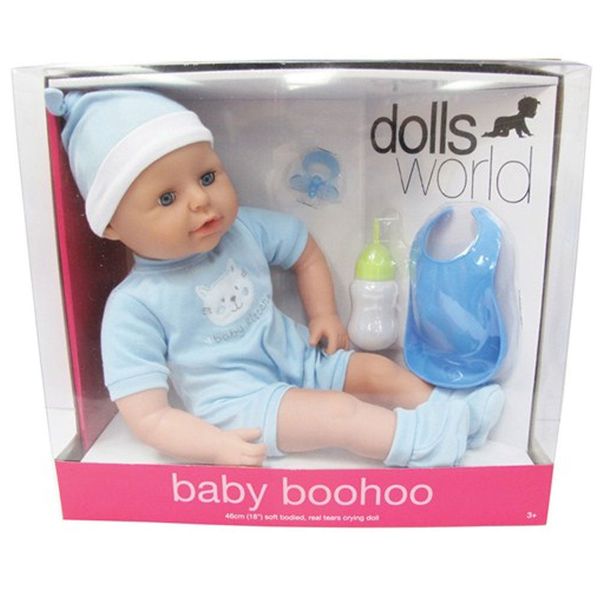 Dolls world 46cm Baby Boohoo Crying Baby - Boy