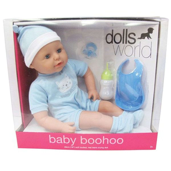 Dolls world 46cm Baby Boohoo Crying Baby - Girl