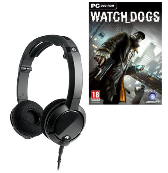 SteelSeries - Flux Headset (Black) &amp; WatchDogs