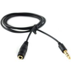 3.5mm Male to 3.5mm Female Stereo Cable Extension &amp; Aux 1.0m