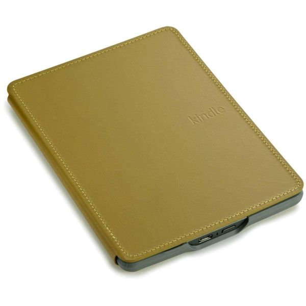 Kindle Touch Olive Green Leather Cover Case - 2011 Model
