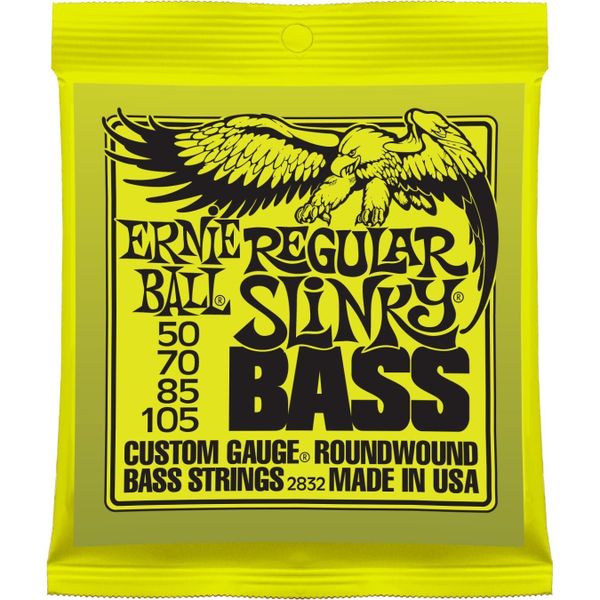 Ernie Ball 2832 Regular Slinky Nickel Wound Bass Set (50 - 105)