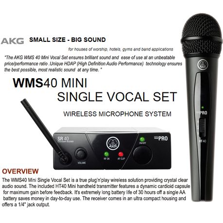 Akg wms40 mini vocal set hot sale