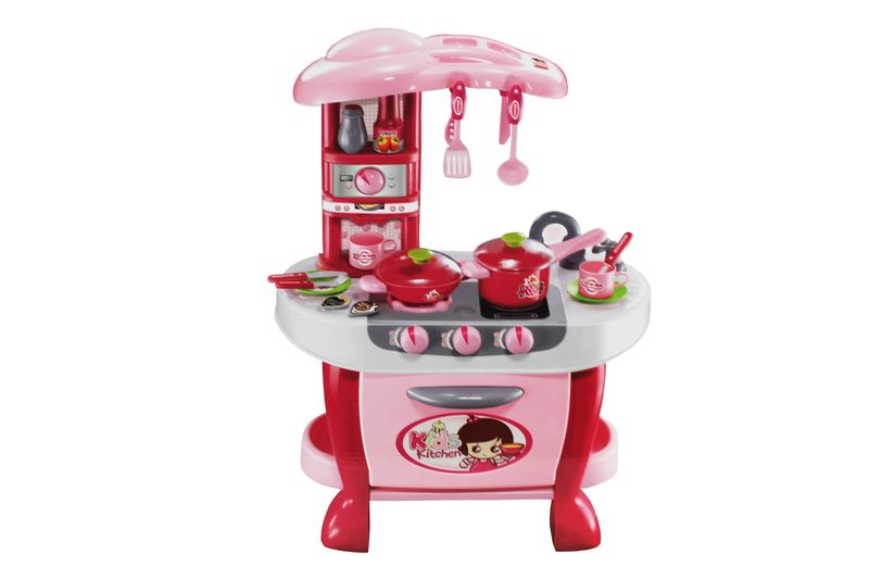 Kitchen Play Set - Stove Top - Pink