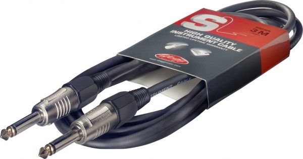 Stagg SGC3DL Deluxe Jack-Jack Instrument Cable - 3m