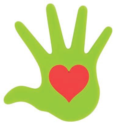 Pylones - Heart In Hand Green Trivet