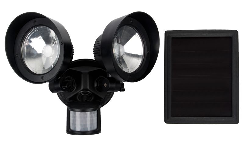 Nexus - Solar Security Light Twin With PIR Sensor