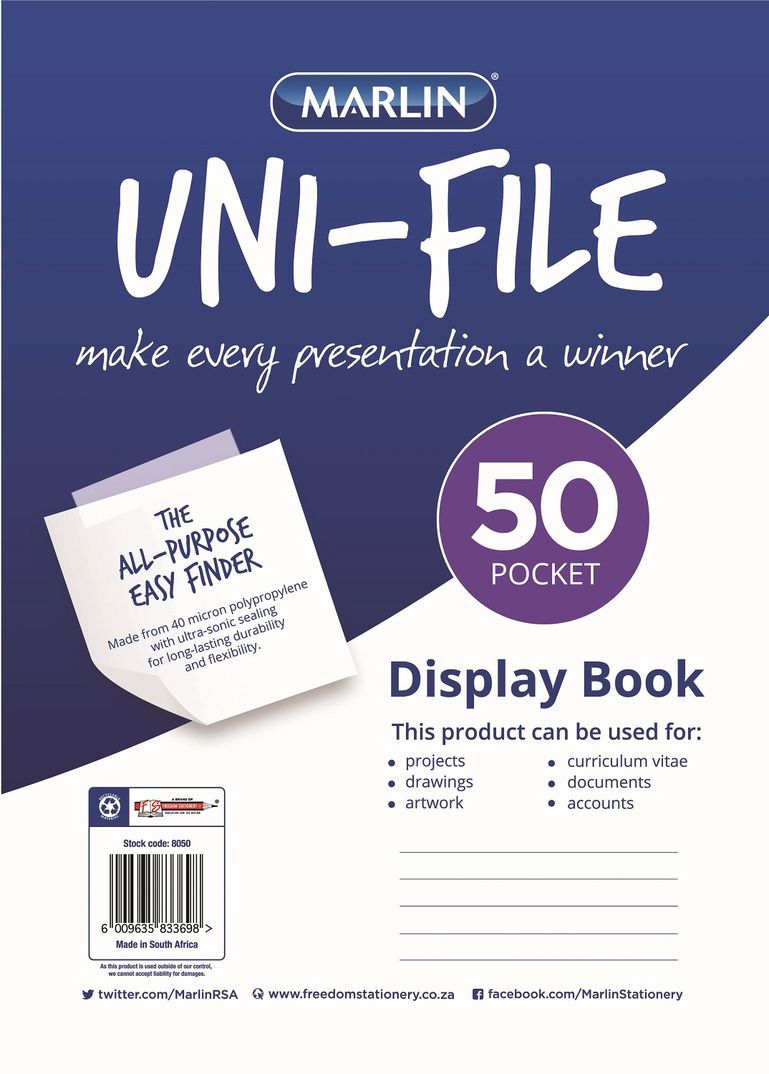 marlin-uni-file-a4-soft-cover-display-file-50-pocket-set-of-5