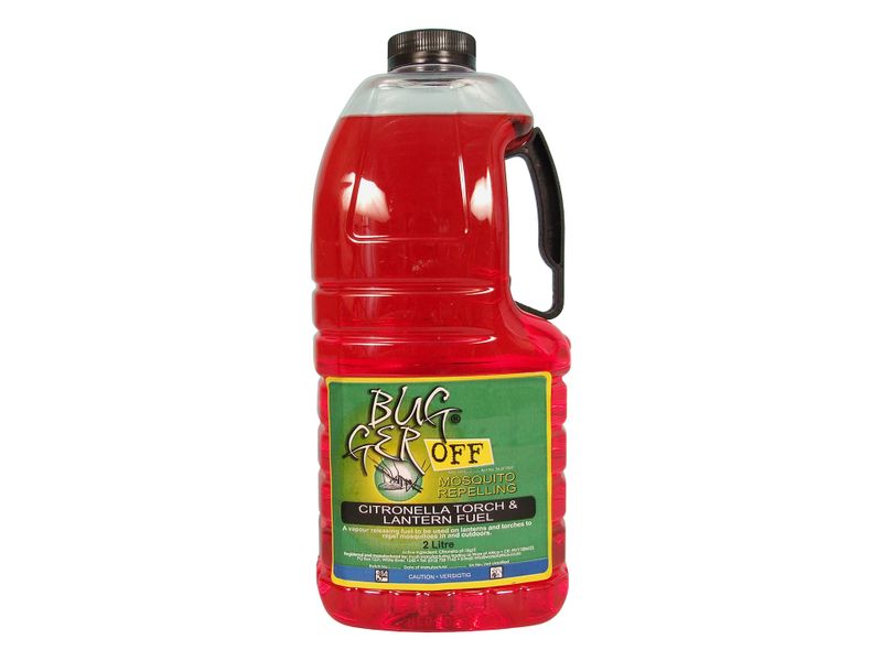 Bugger-off - Fuel Citronella Bugger-off - 2 Litre Rooi