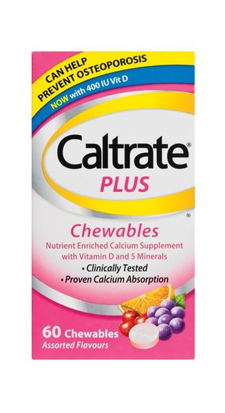 Caltrate Plus Solid Chewables - 60's