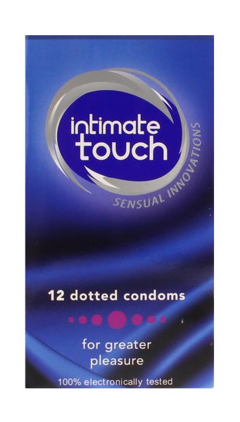 Intimate Touch Dotted Condoms - 12's