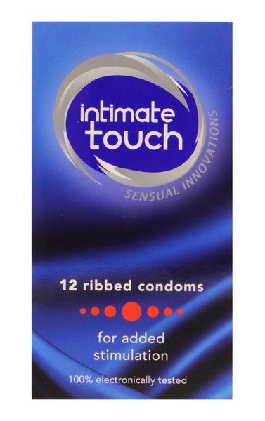 Intimate Touch Ribbed Condoms - 12's