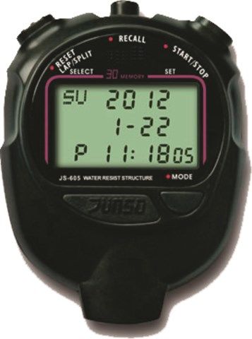 Medalist Stopwatch 30 Lap - Black