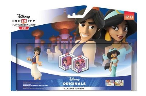 Disney Infinity 2.0 Toy box - (Aladdin + Jasmine + 2 power discs)