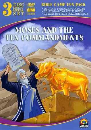 Moses &amp; The Ten Commandments - (Region 1 Import DVD)