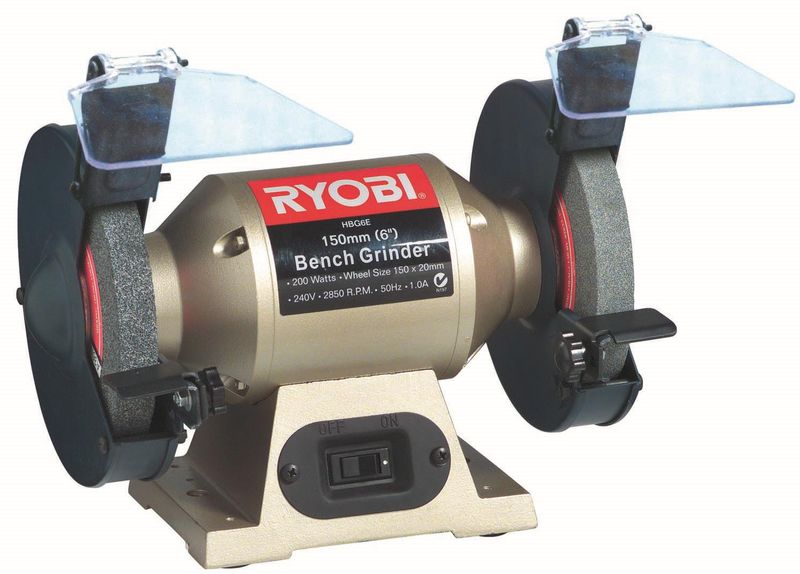 Ryobi - Bench Grinder 200 Watt 1/3Hp - 150Mm