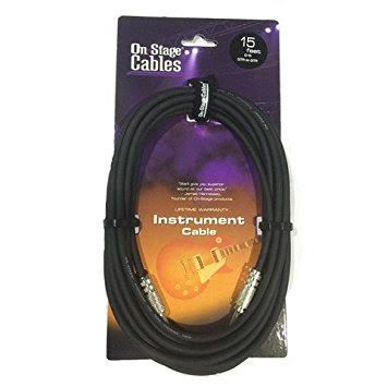 On Stage IC-15 Hot Wires 6 Meter Standard Instrument Cable